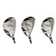 AGXGOLF MEN'S MAGNUM XS SERIES GRAPHITE HYBRID IRONS SET; #6, #7 & #8 Hybrids LEFT or RIGHT HAND